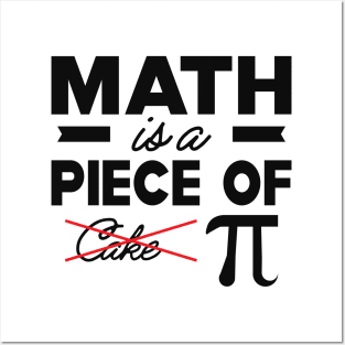 Math is a piece of pie Posters and Art